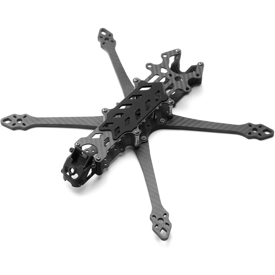Großhandel 7 Zoll FPV Kohle faser Freestyle Drone Frame Kit Radstand 295mm Arm 5,0mm Geeignet für Langstrecken-Drohnen